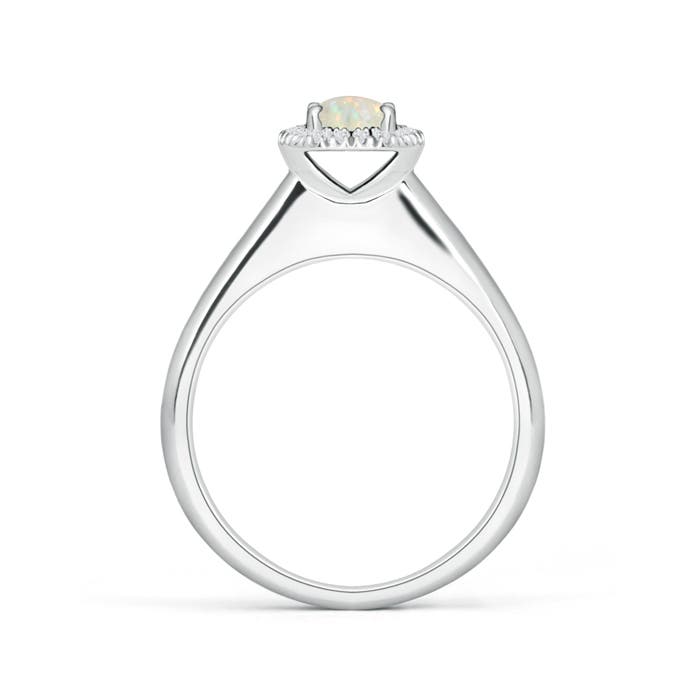 AAA - Opal / 0.41 CT / 14 KT White Gold