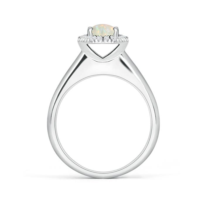 AAA - Opal / 0.6 CT / 14 KT White Gold