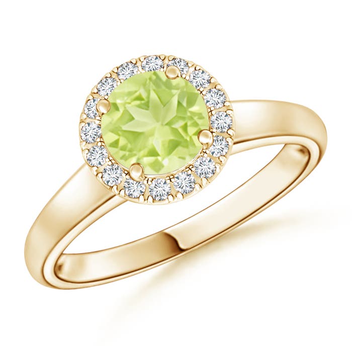 A - Peridot / 1.05 CT / 14 KT Yellow Gold