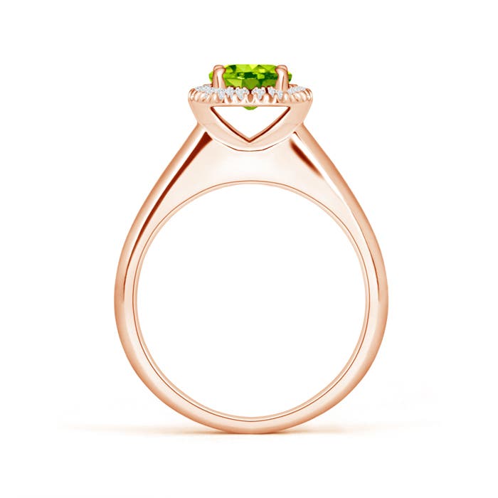 AAA - Peridot / 1.05 CT / 14 KT Rose Gold