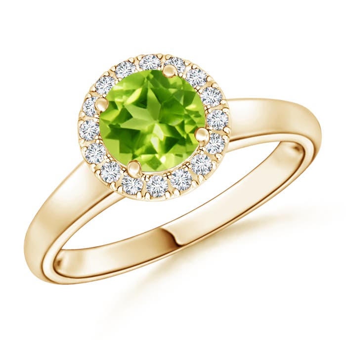 AAA - Peridot / 1.05 CT / 14 KT Yellow Gold