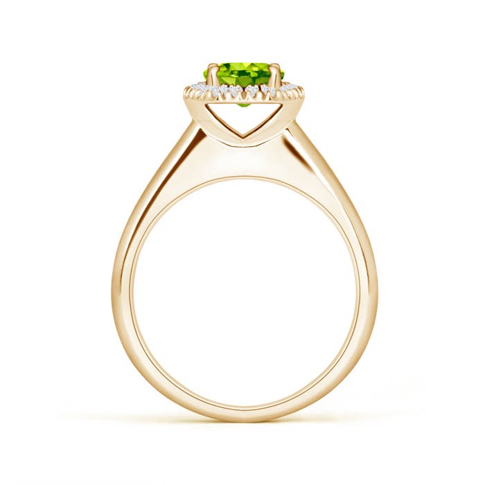 AAA - Peridot / 1.05 CT / 14 KT Yellow Gold