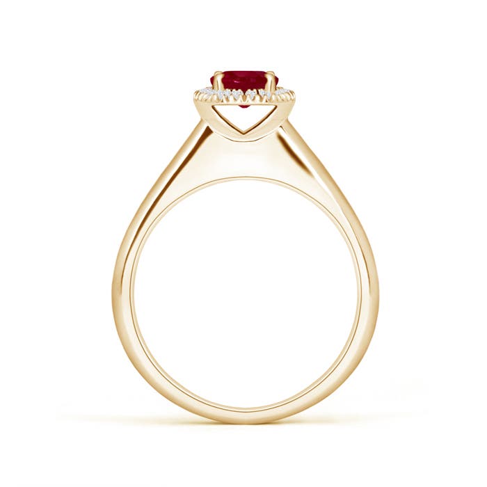 AA - Ruby / 0.68 CT / 14 KT Yellow Gold