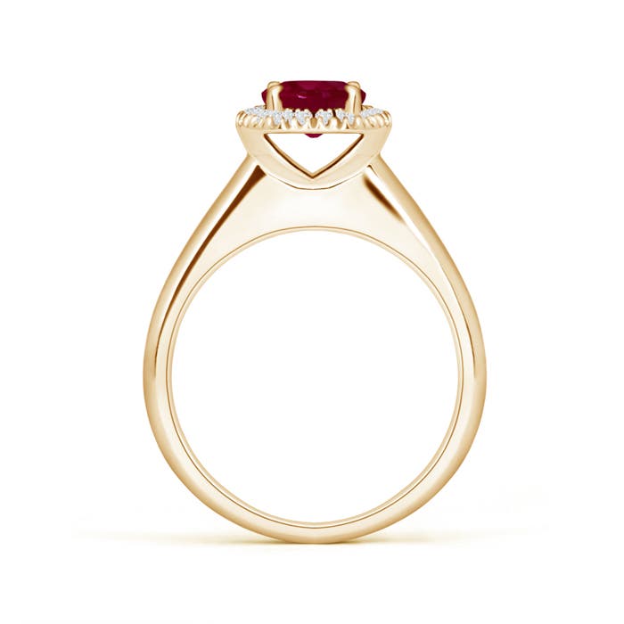 A - Ruby / 1.1 CT / 14 KT Yellow Gold