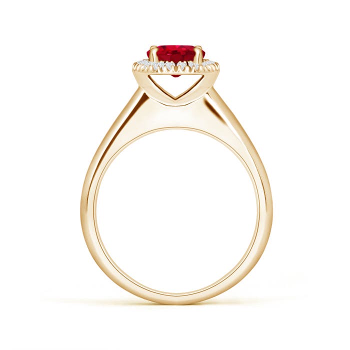 AAA - Ruby / 1.1 CT / 14 KT Yellow Gold