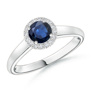 Round AA Blue Sapphire