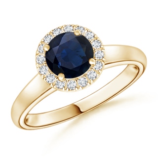 Round A Blue Sapphire