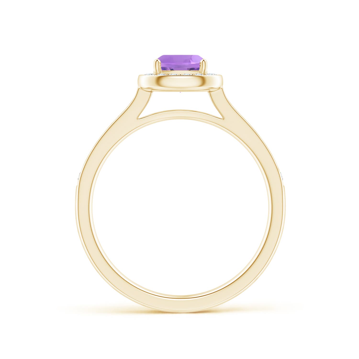 A - Amethyst / 0.81 CT / 14 KT Yellow Gold