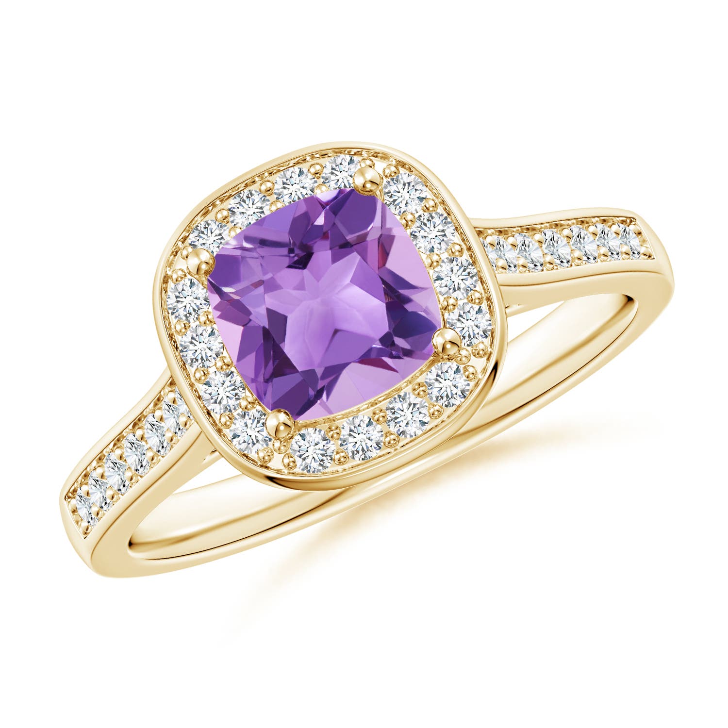 A - Amethyst / 1.08 CT / 14 KT Yellow Gold