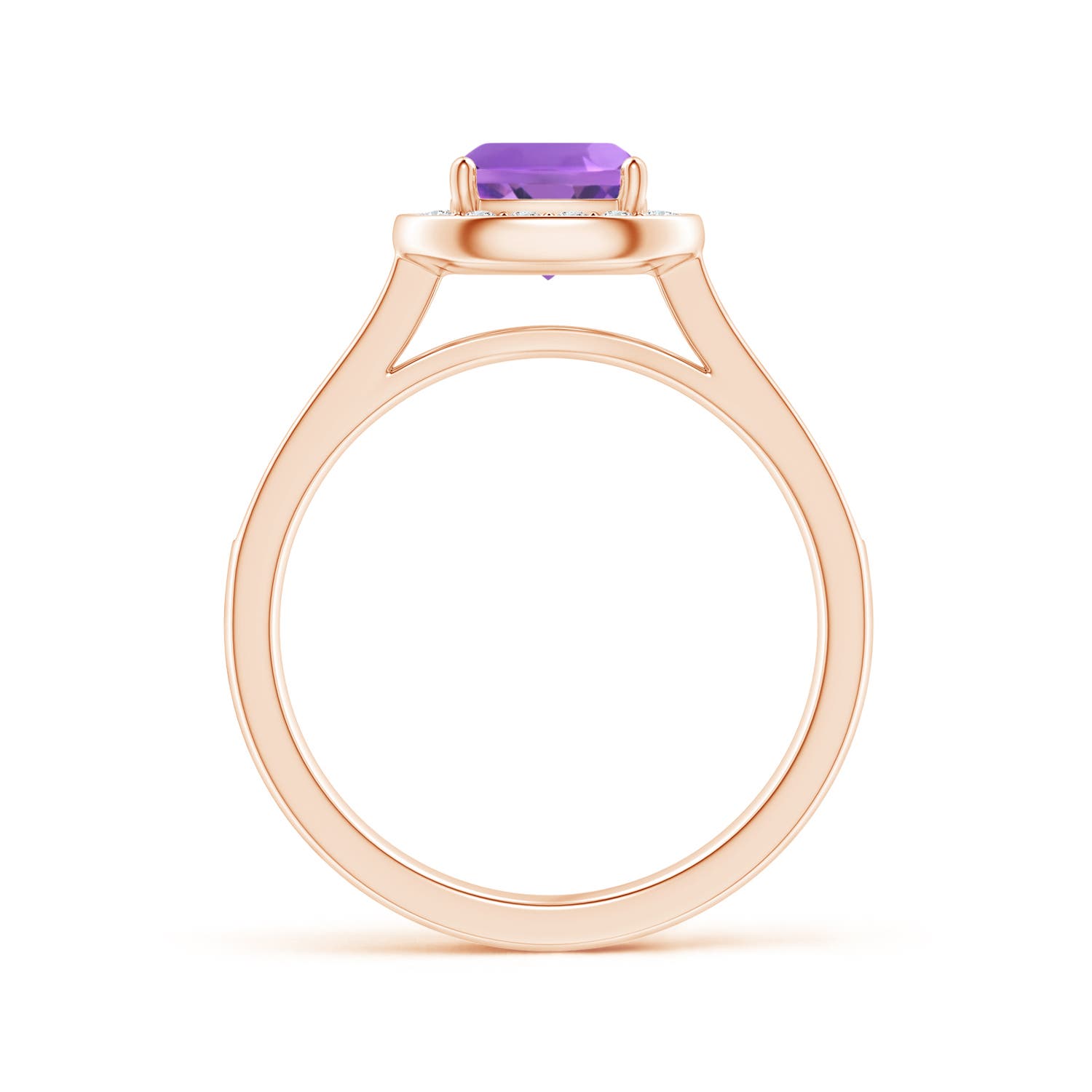 AA - Amethyst / 1.08 CT / 14 KT Rose Gold