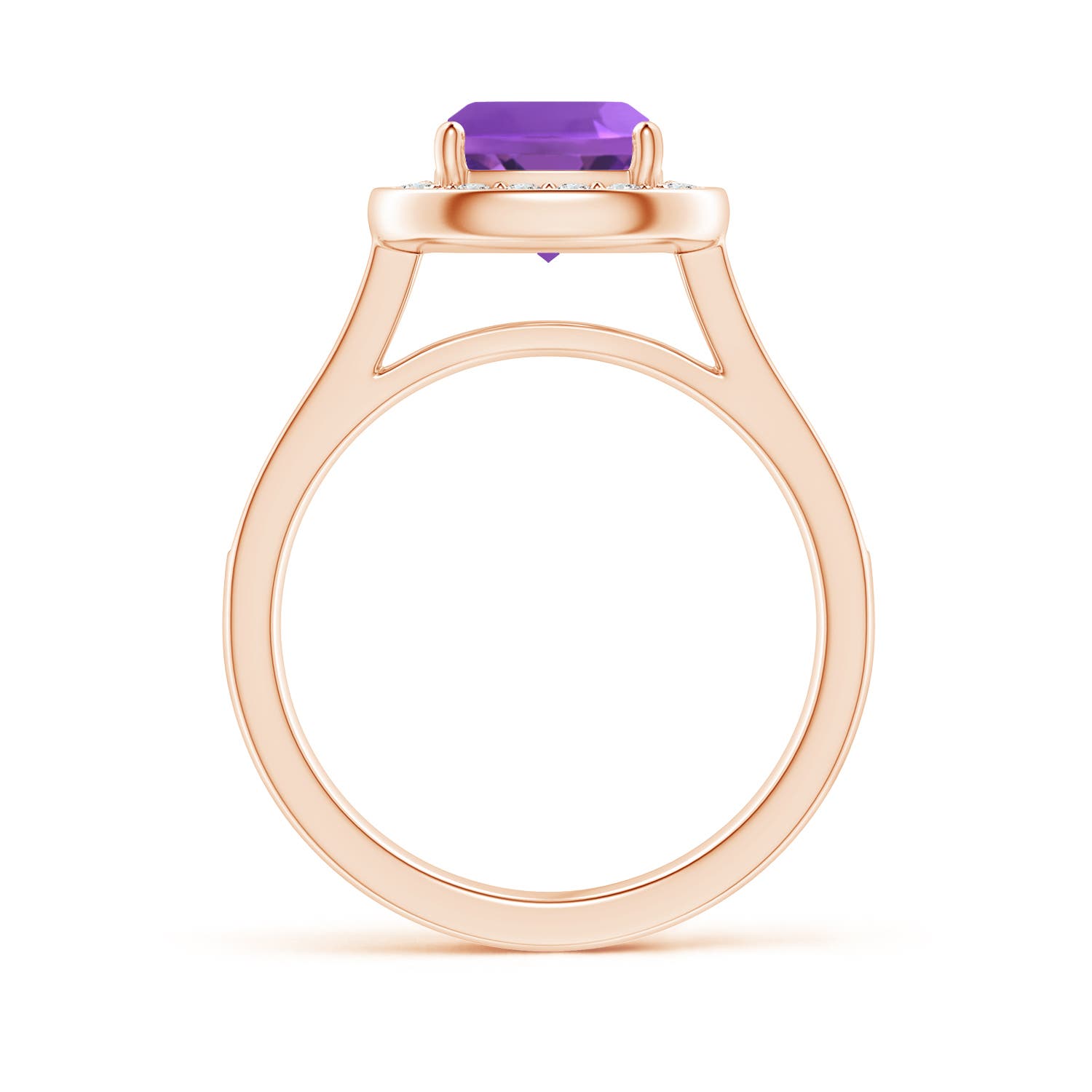 AAA - Amethyst / 1.74 CT / 14 KT Rose Gold