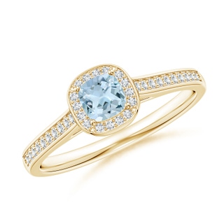 Cushion AA Aquamarine