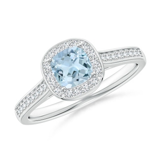 Cushion AA Aquamarine