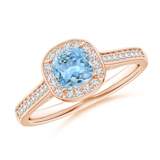 Cushion AAAA Aquamarine