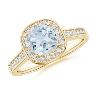 Cushion A Aquamarine