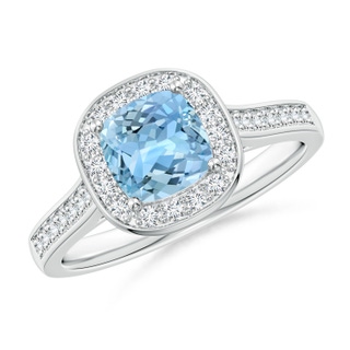 Cushion AAAA Aquamarine