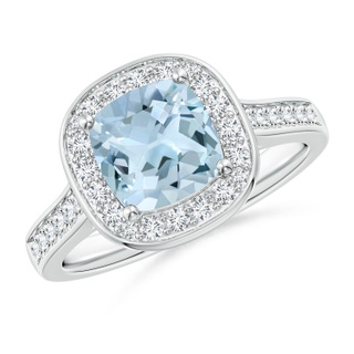 Cushion AA Aquamarine