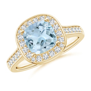Cushion AA Aquamarine