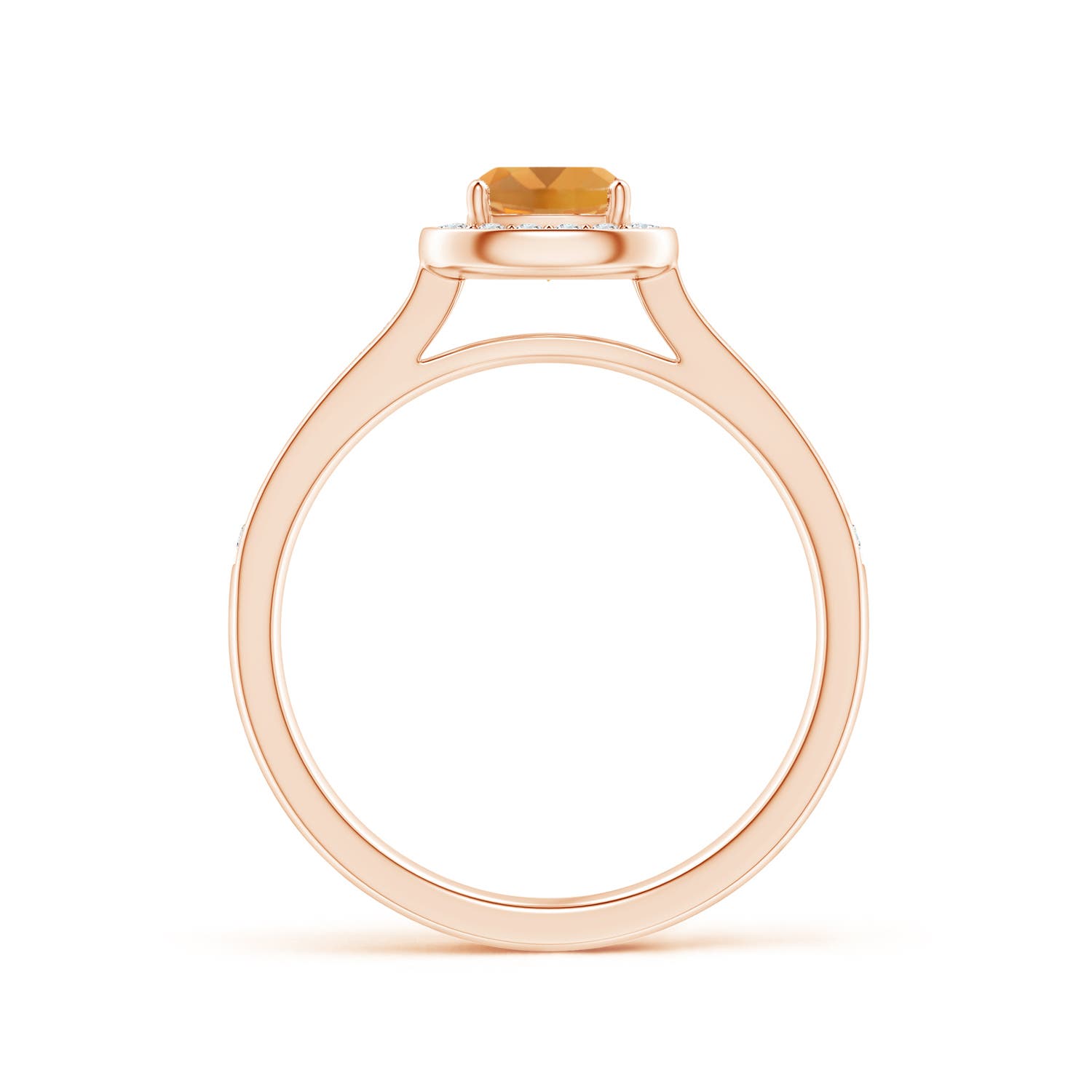 A - Citrine / 0.81 CT / 14 KT Rose Gold