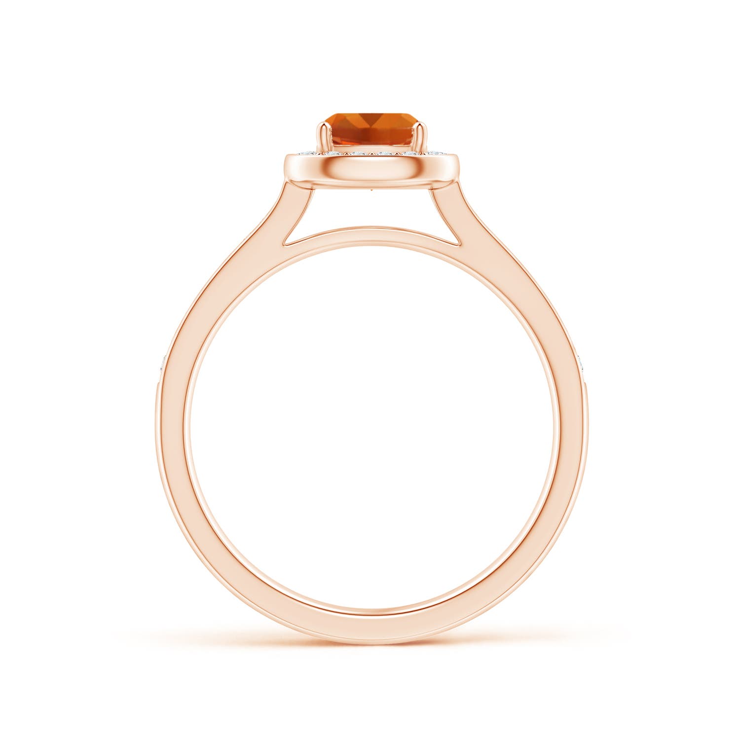 AAAA - Citrine / 0.81 CT / 14 KT Rose Gold