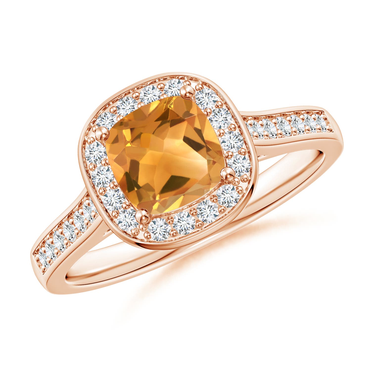 A - Citrine / 1.18 CT / 14 KT Rose Gold