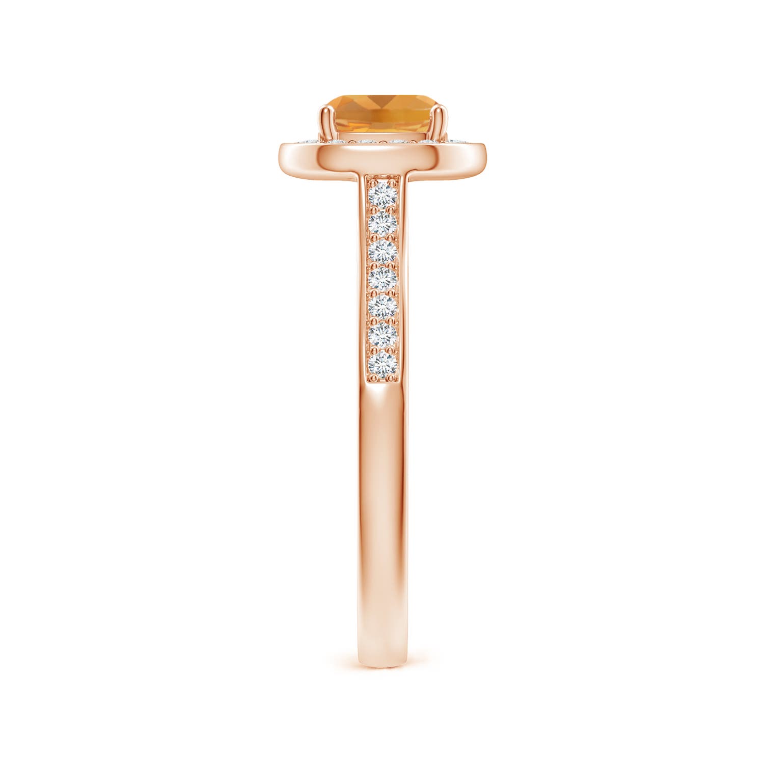 A - Citrine / 1.18 CT / 14 KT Rose Gold