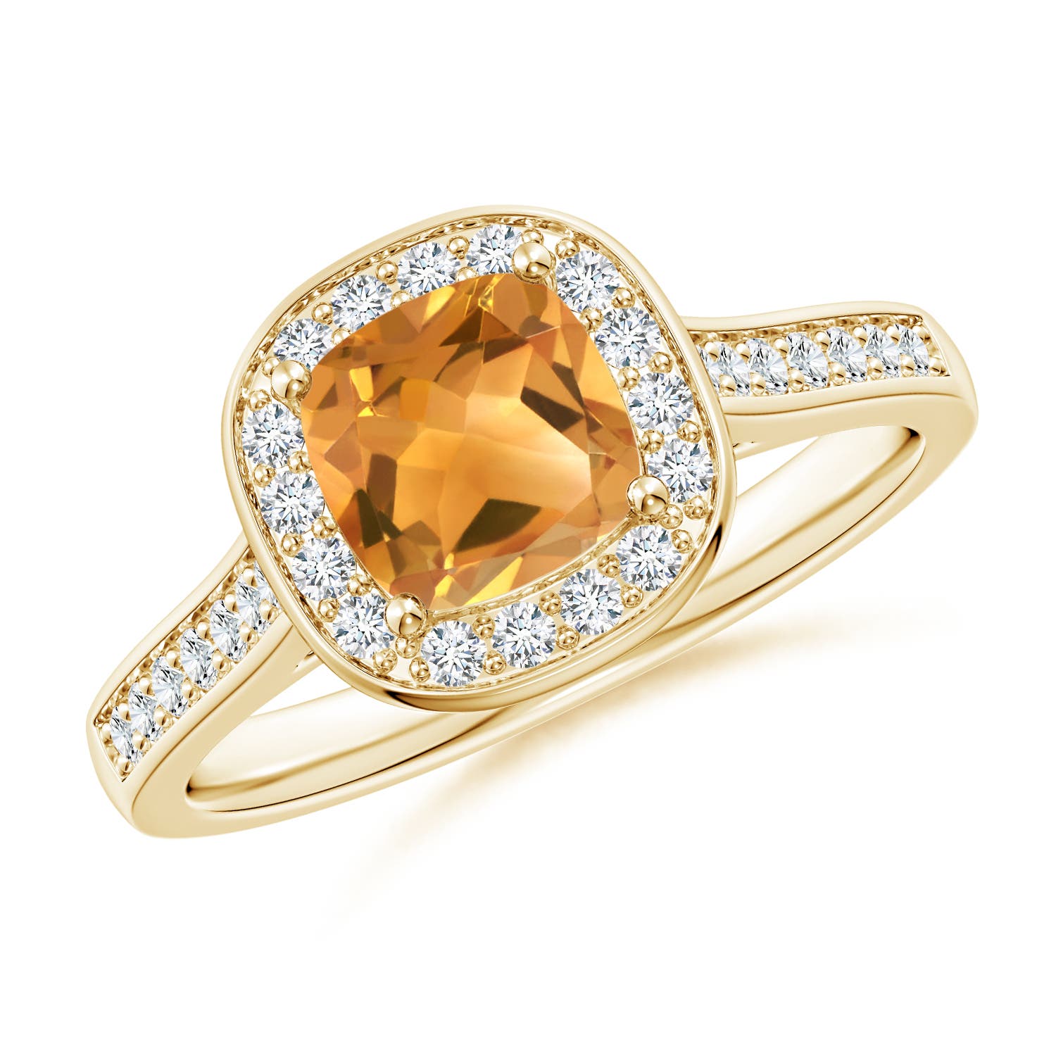 A - Citrine / 1.18 CT / 14 KT Yellow Gold