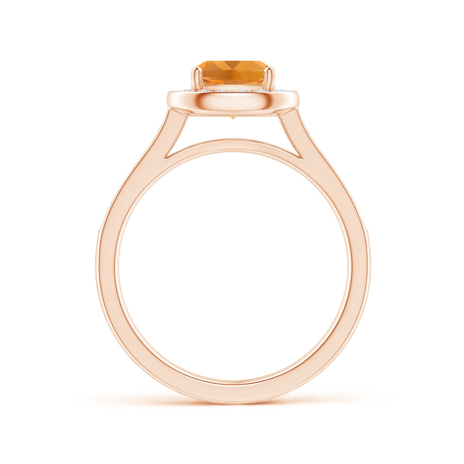 AA - Citrine / 1.18 CT / 14 KT Rose Gold