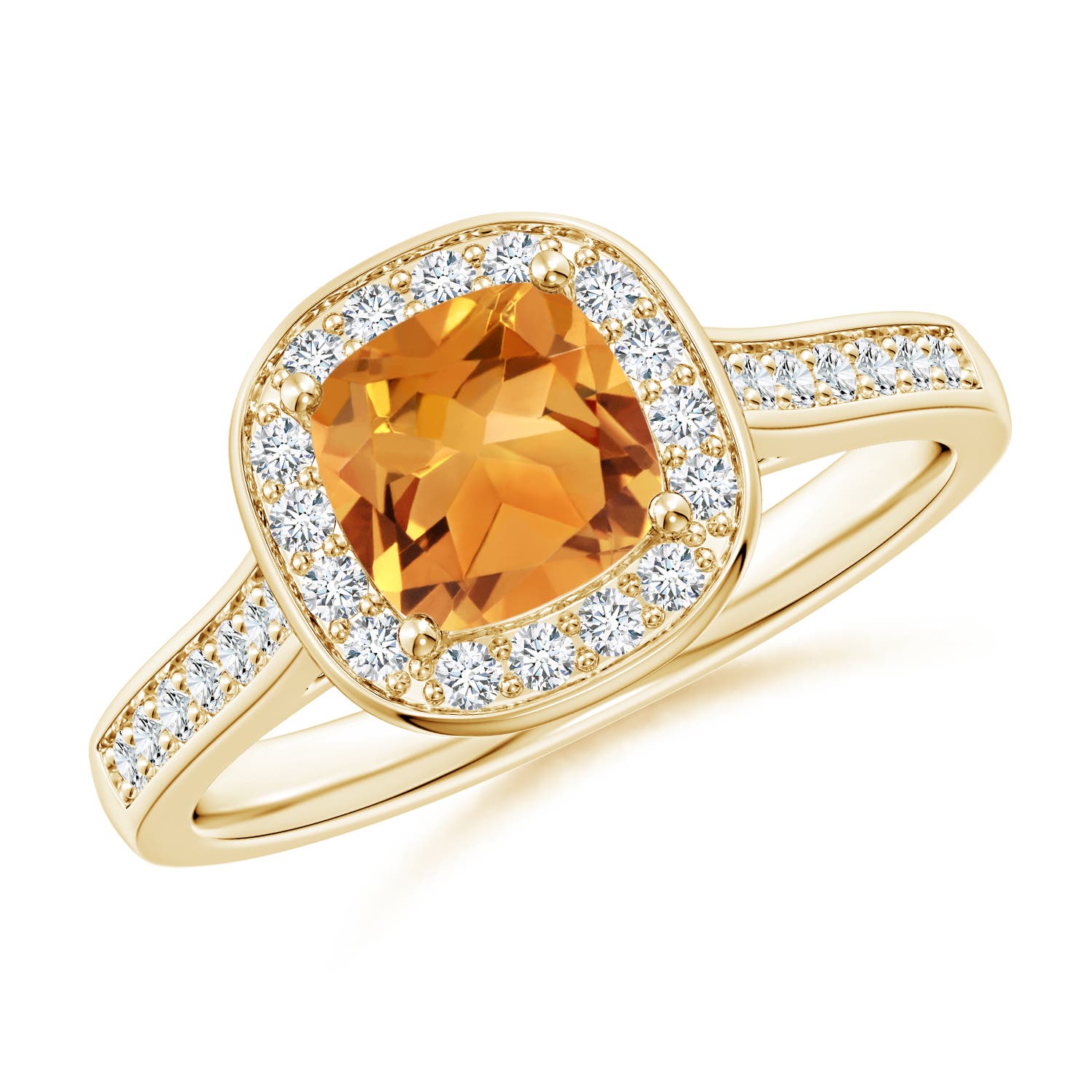 AA - Citrine / 1.18 CT / 14 KT Yellow Gold