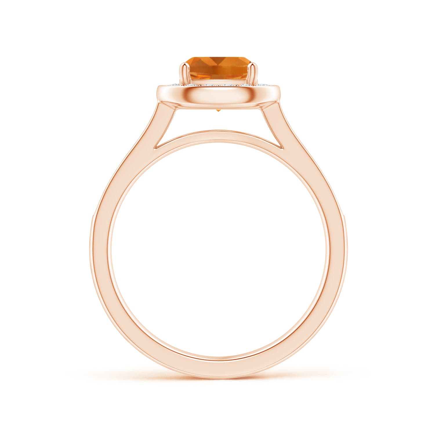 AAA - Citrine / 1.18 CT / 14 KT Rose Gold