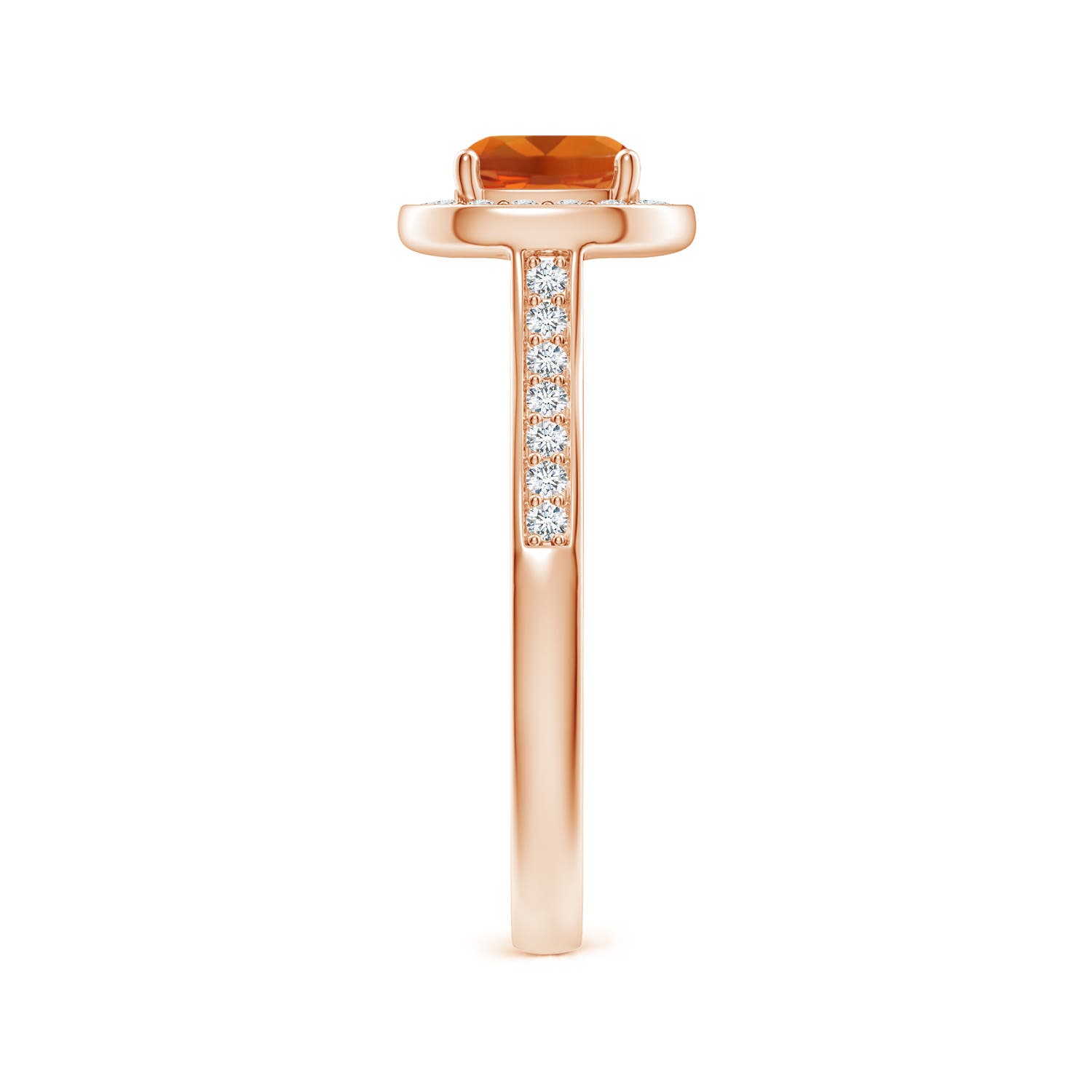 AAAA - Citrine / 1.18 CT / 14 KT Rose Gold