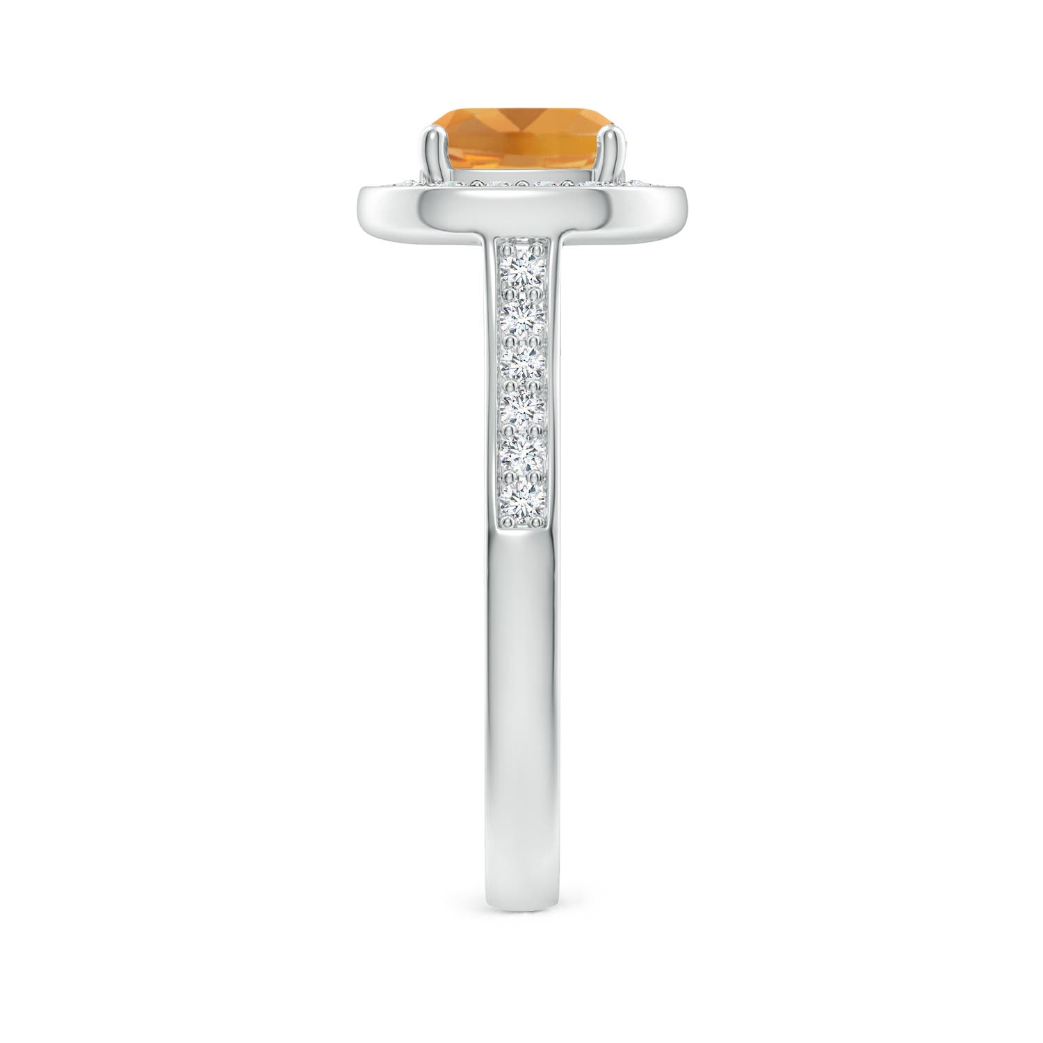 A - Citrine / 1.79 CT / 14 KT White Gold