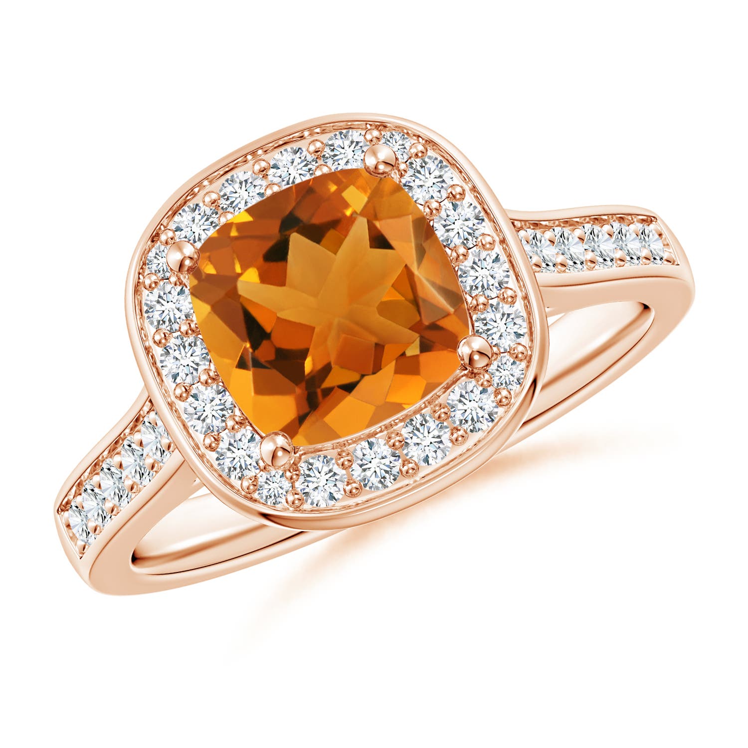 AAA - Citrine / 1.79 CT / 14 KT Rose Gold