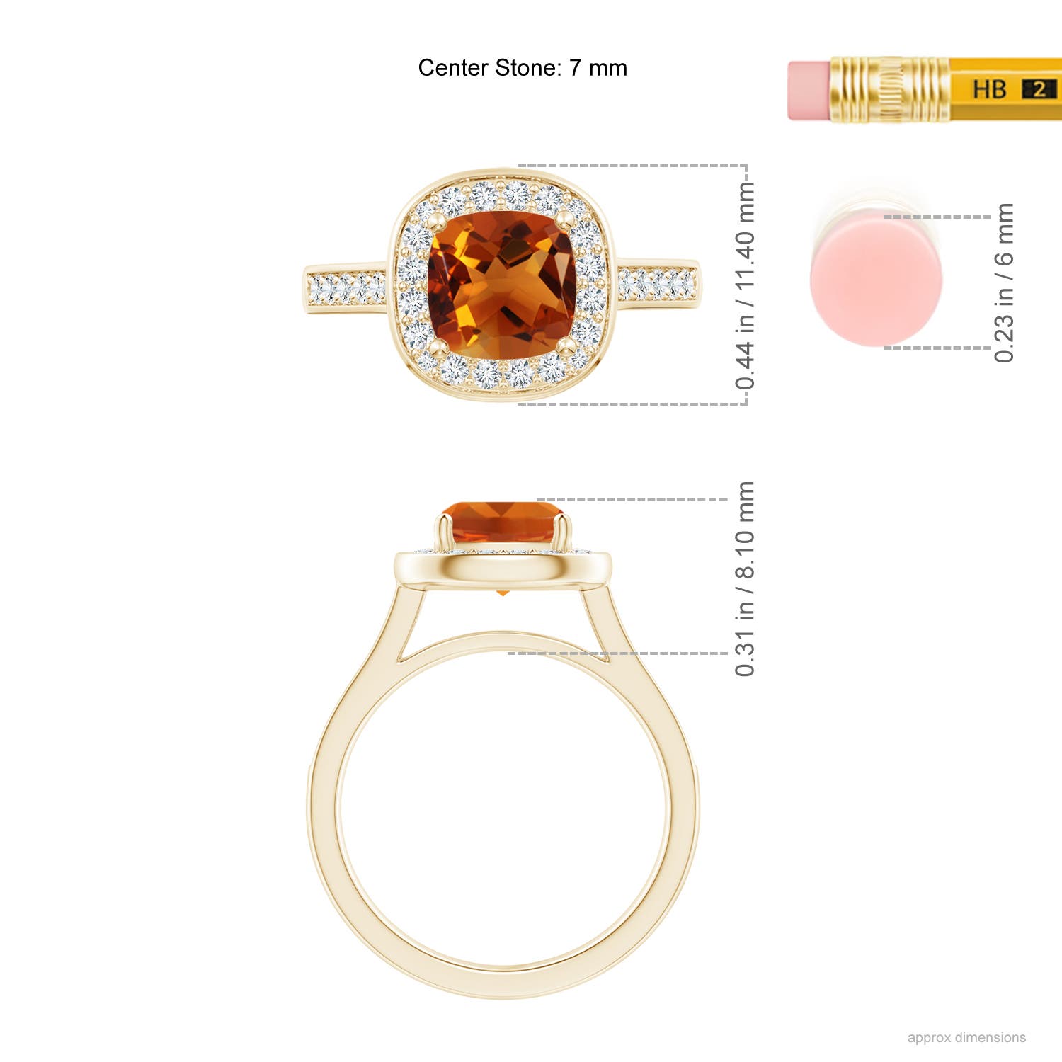 AAAA - Citrine / 1.79 CT / 14 KT Yellow Gold