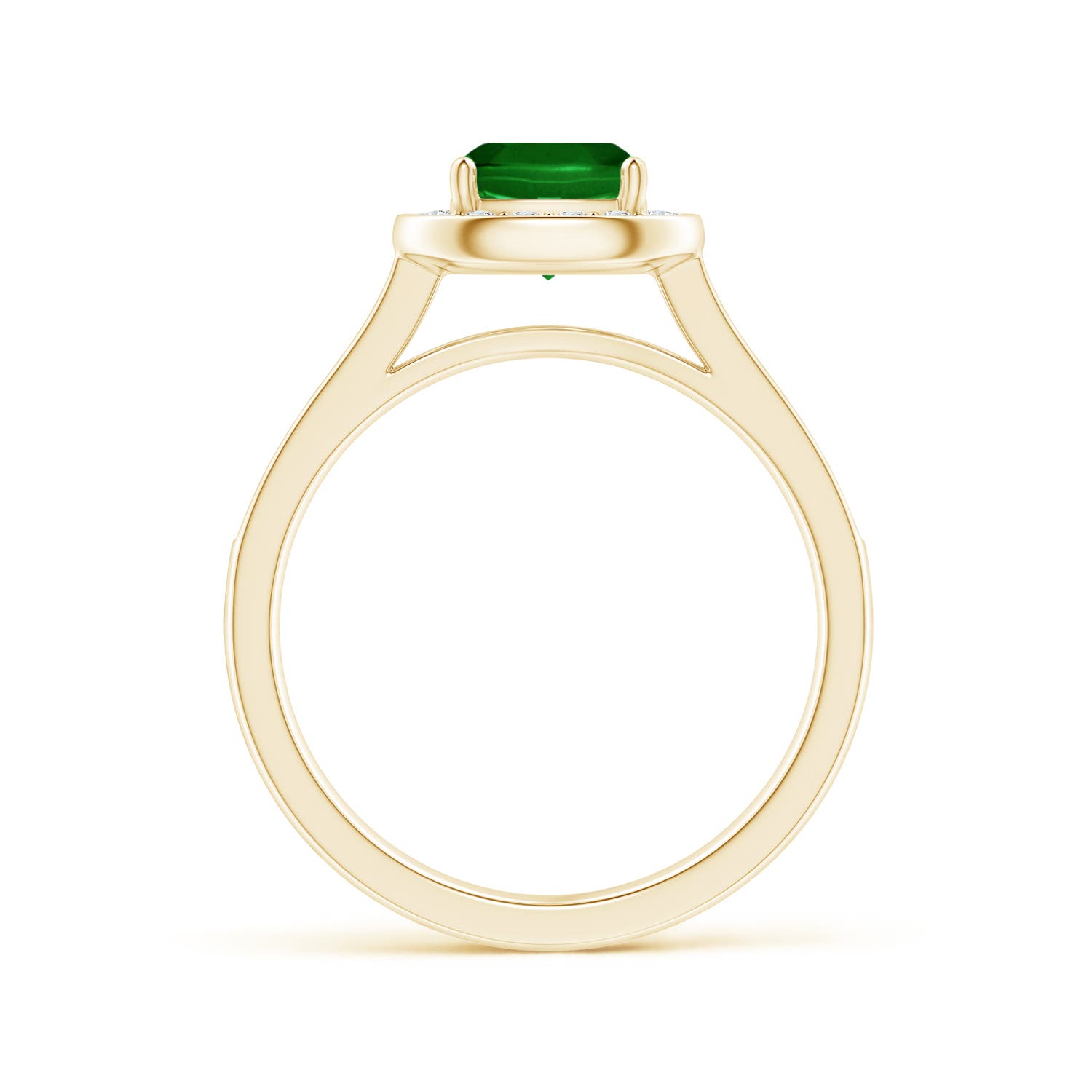 AAAA - Emerald / 1.13 CT / 14 KT Yellow Gold