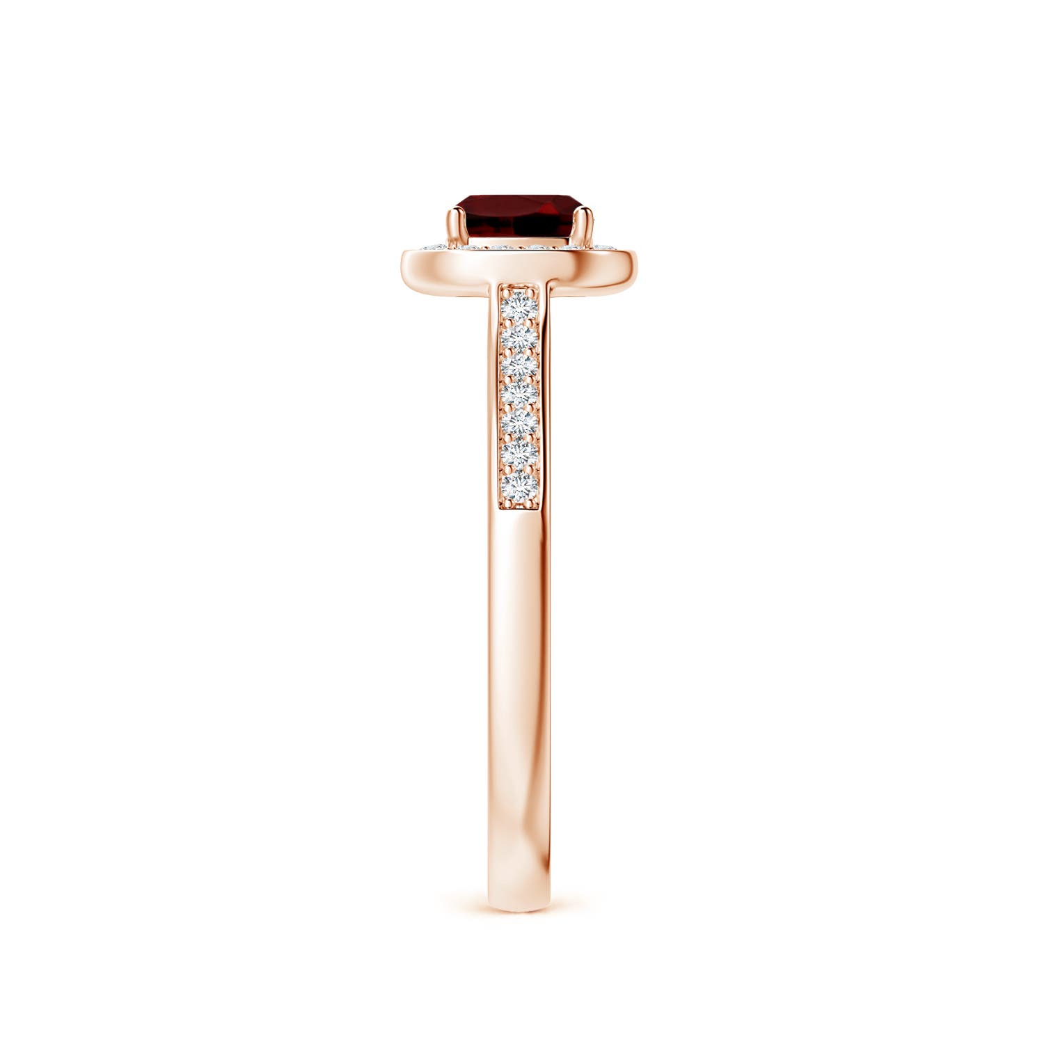 A - Garnet / 1.01 CT / 14 KT Rose Gold