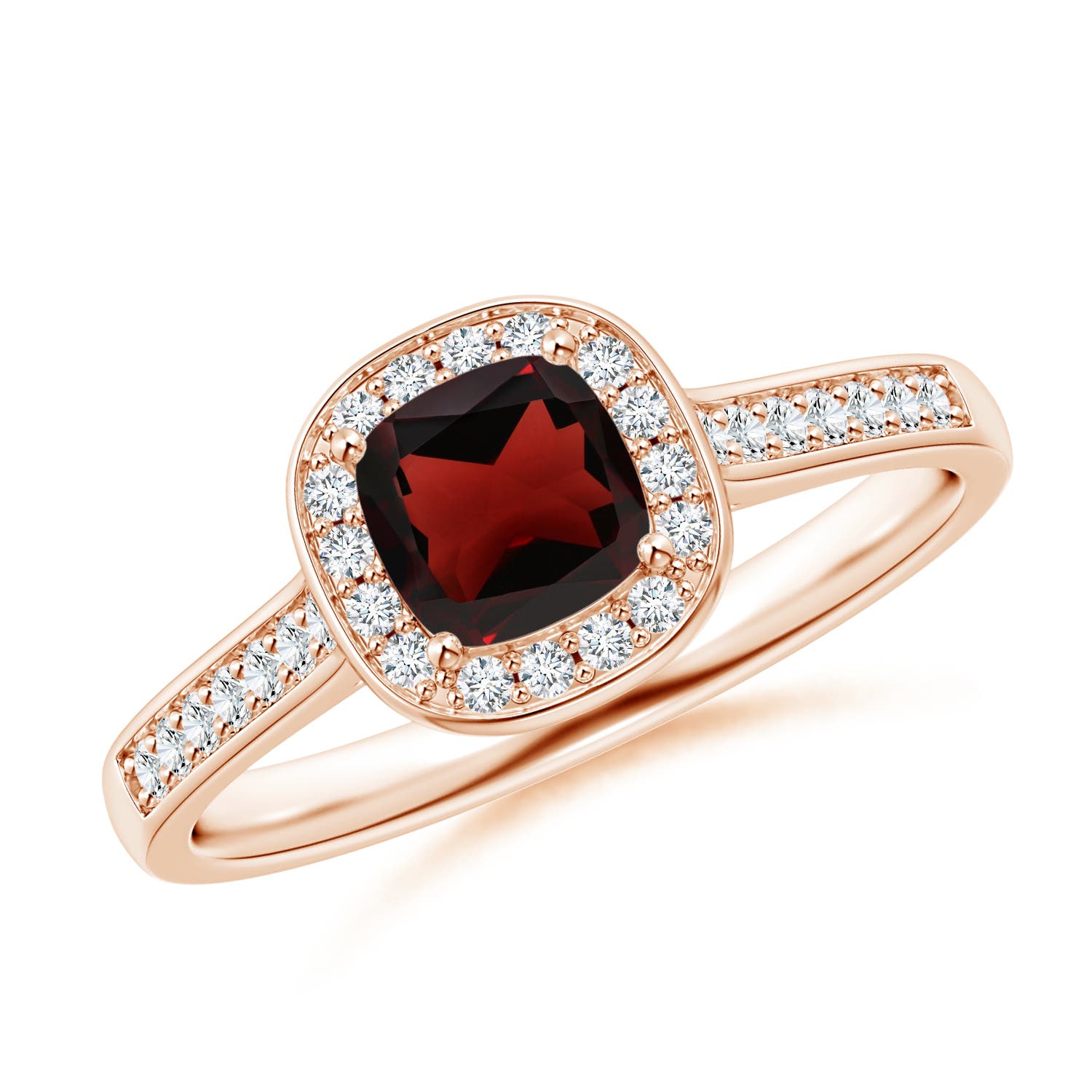 AA - Garnet / 1.01 CT / 14 KT Rose Gold