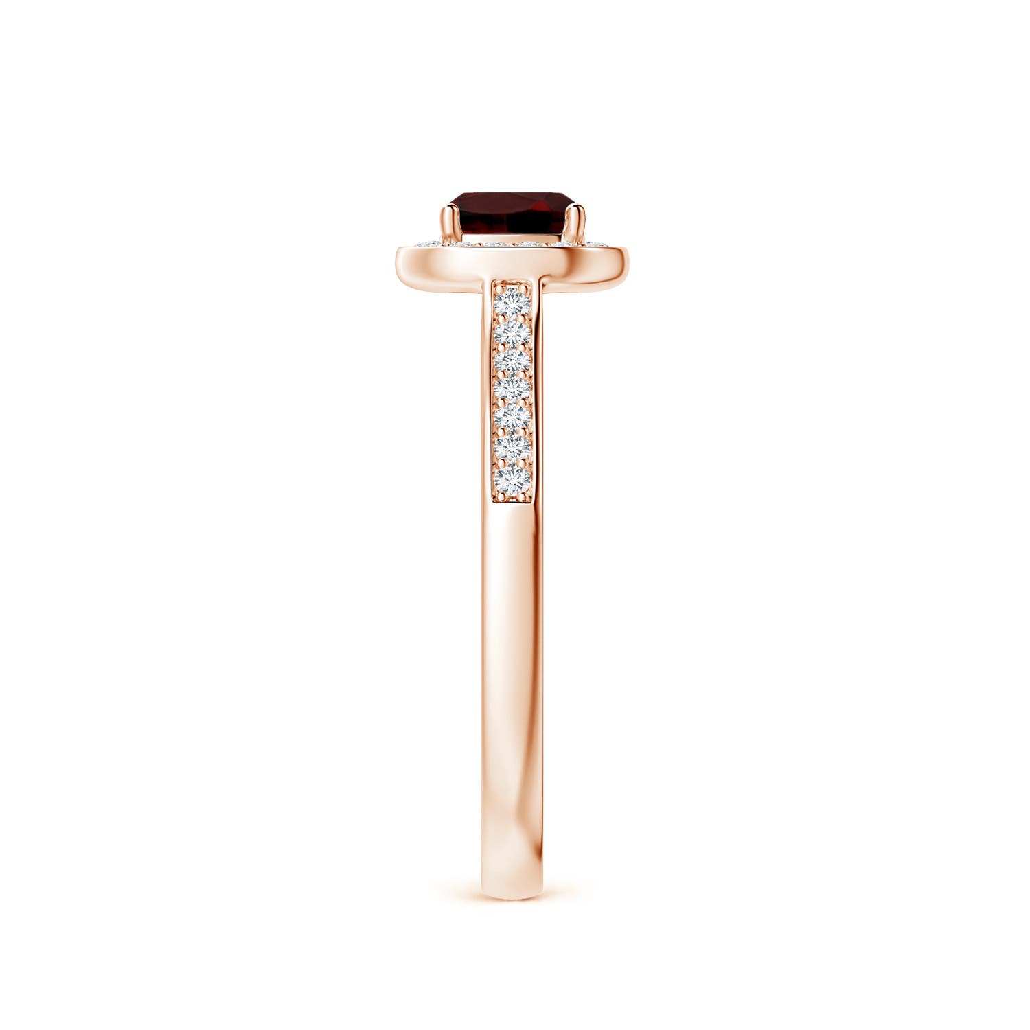 AA - Garnet / 1.01 CT / 14 KT Rose Gold