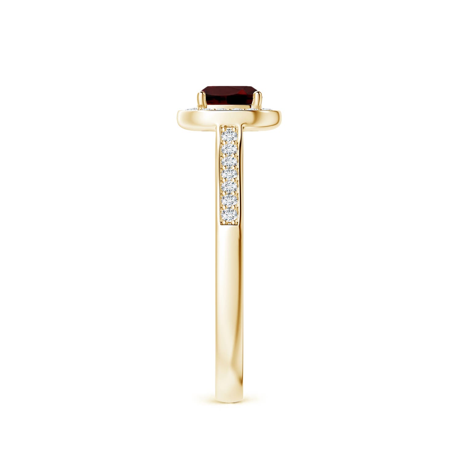 AA - Garnet / 1.01 CT / 14 KT Yellow Gold