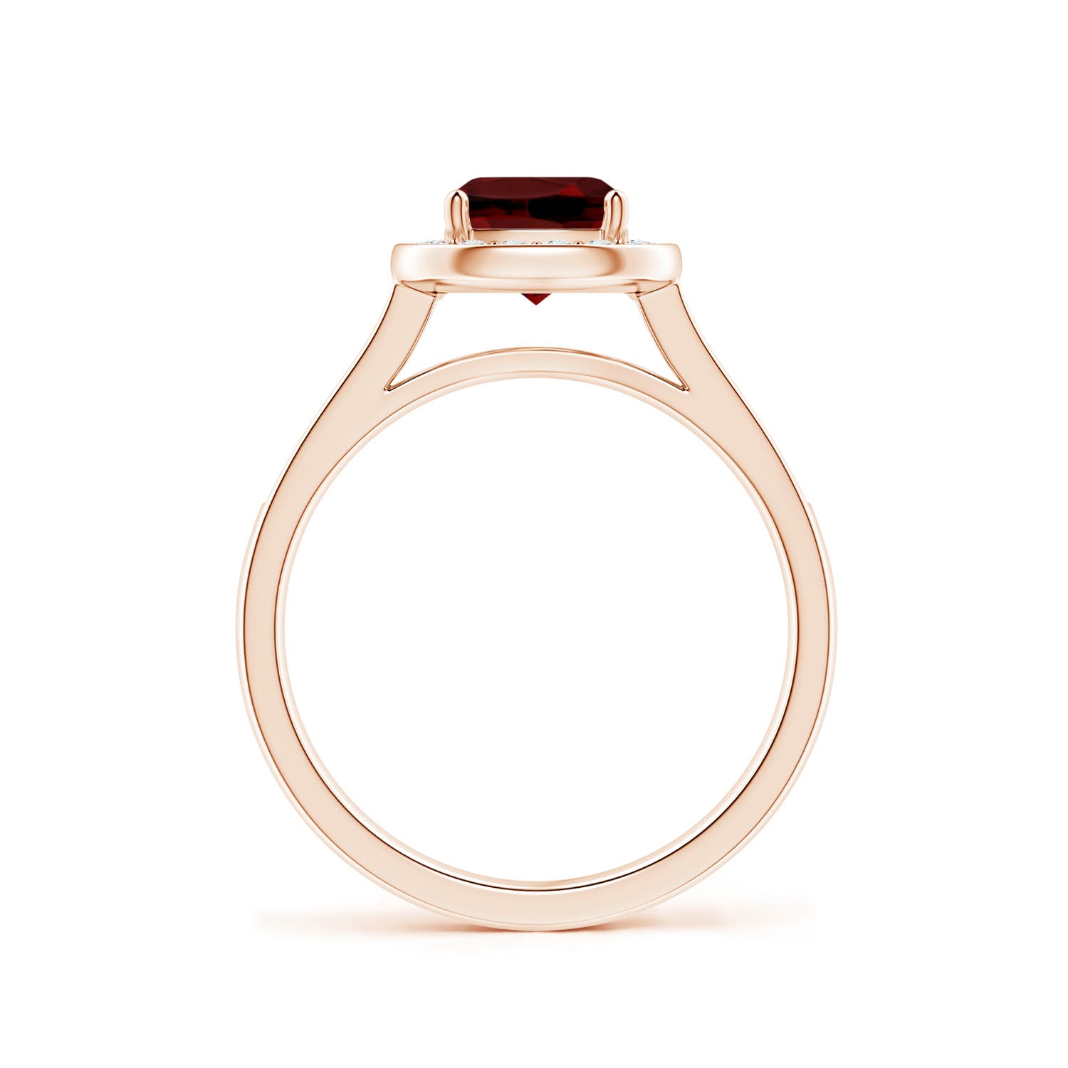 AAAA - Garnet / 1.53 CT / 14 KT Rose Gold