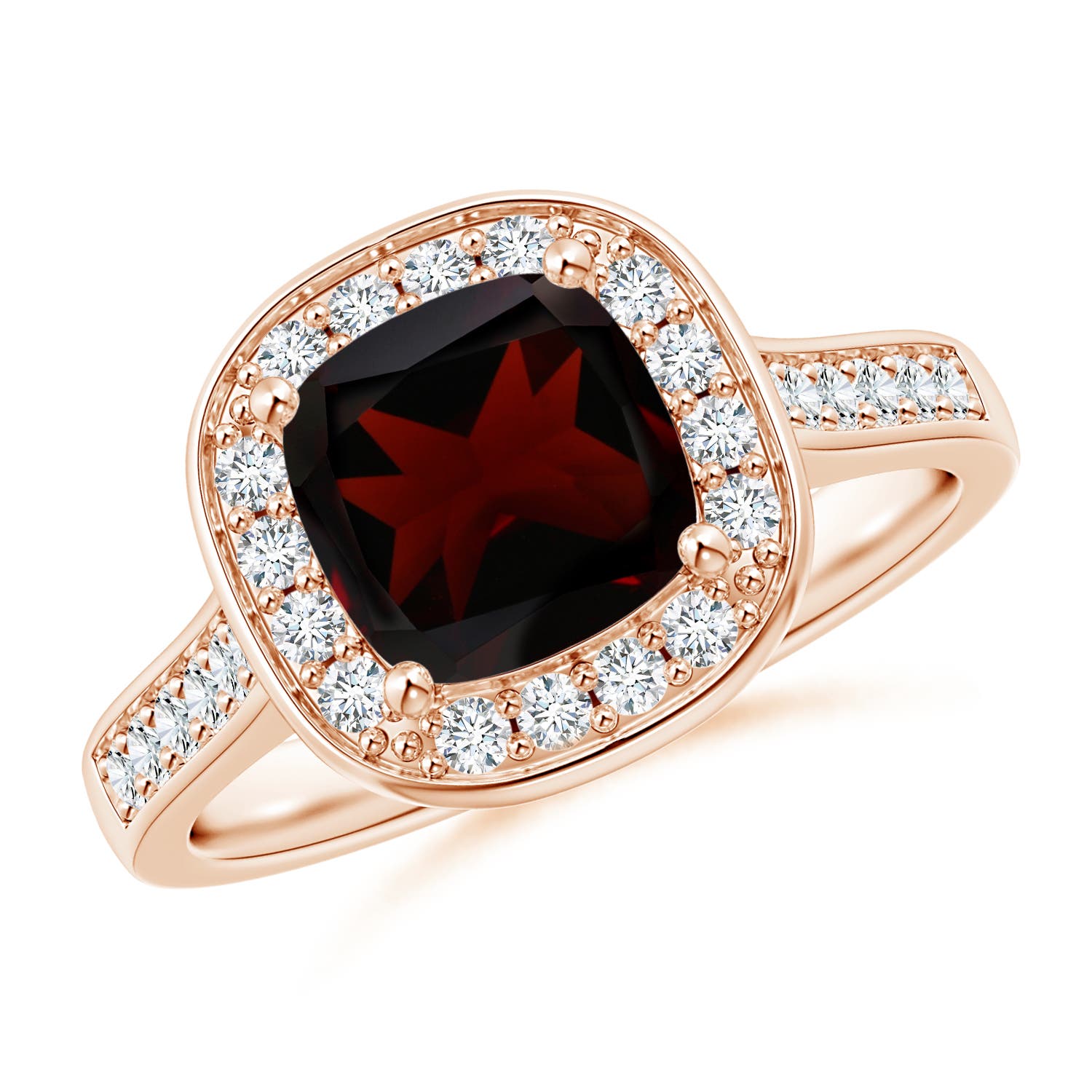 A - Garnet / 1.74 CT / 14 KT Rose Gold