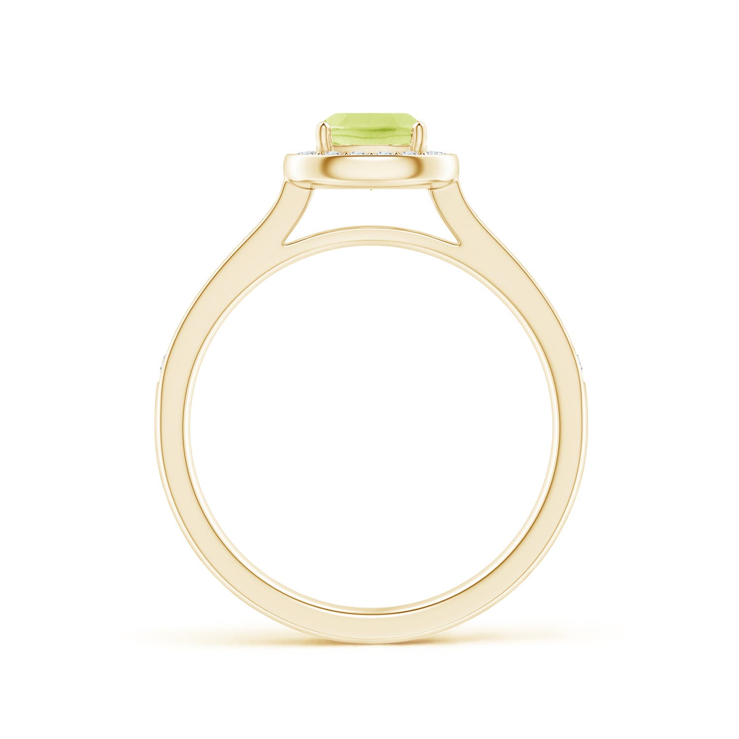 A - Peridot / 0.81 CT / 14 KT Yellow Gold