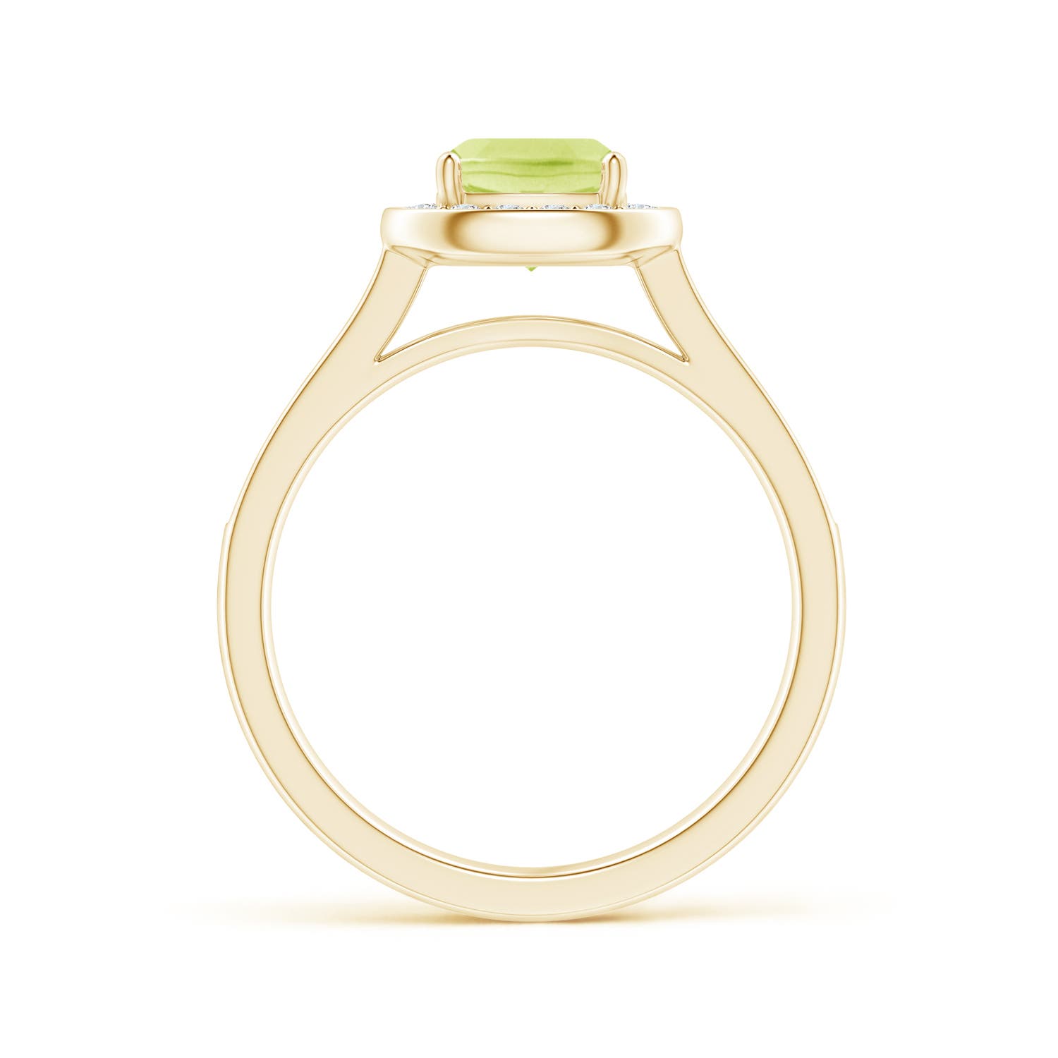 A - Peridot / 1.38 CT / 14 KT Yellow Gold