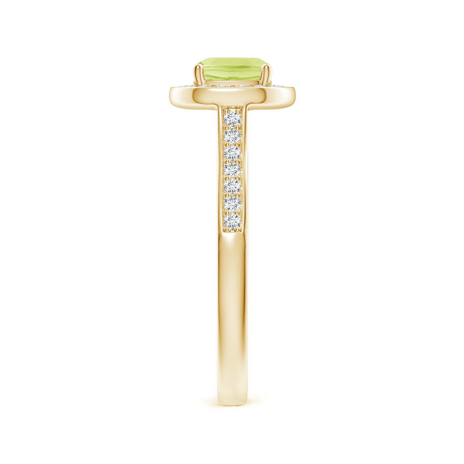 A - Peridot / 1.38 CT / 14 KT Yellow Gold