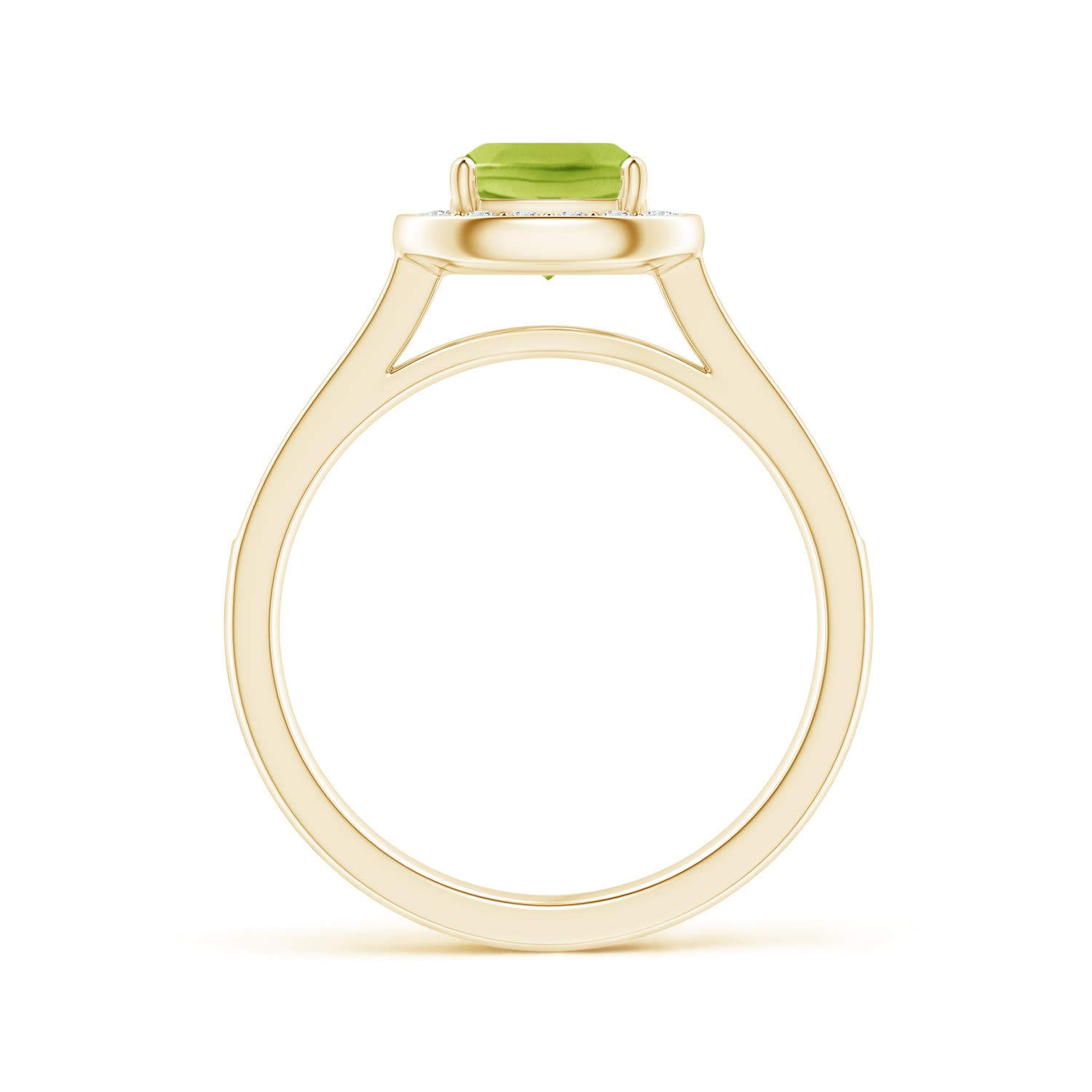 AA - Peridot / 1.38 CT / 14 KT Yellow Gold