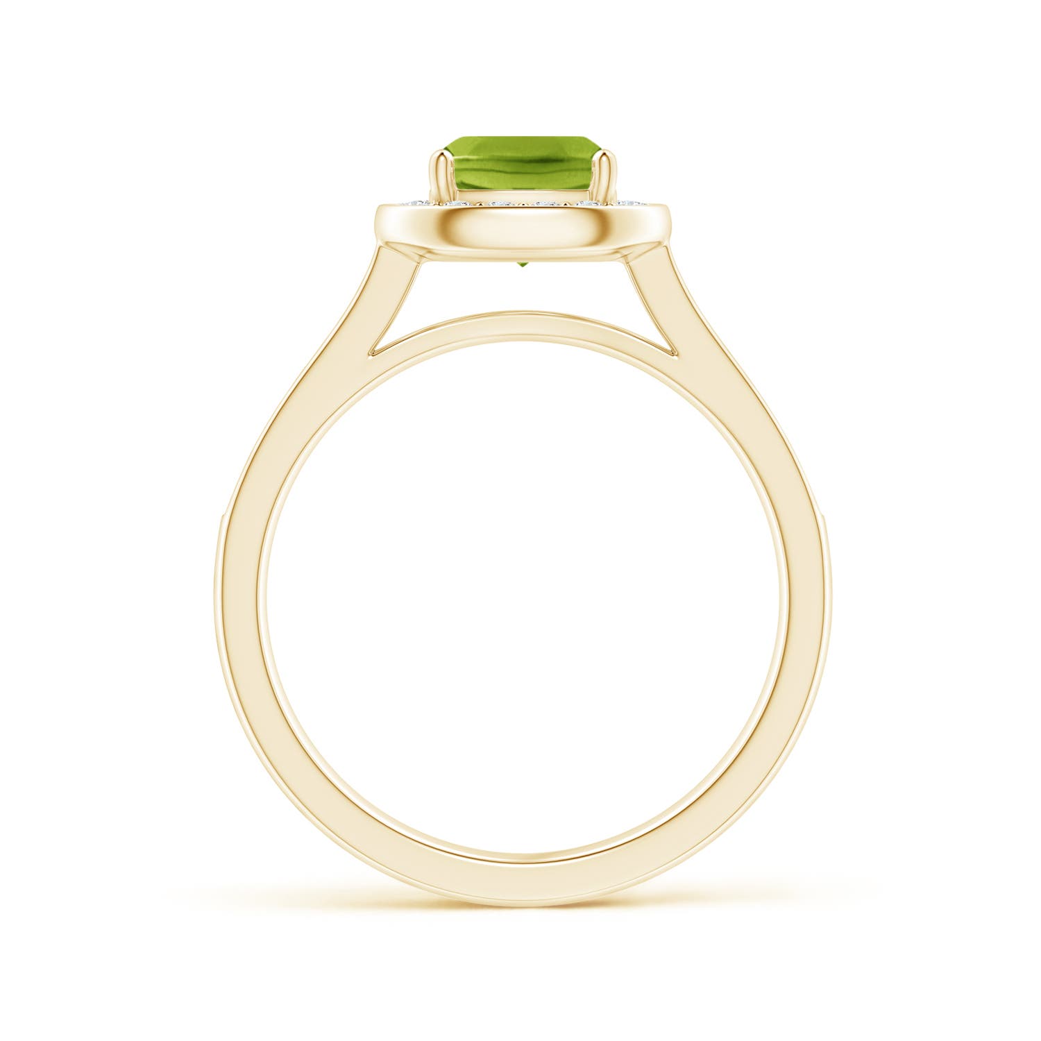 AAA - Peridot / 1.38 CT / 14 KT Yellow Gold