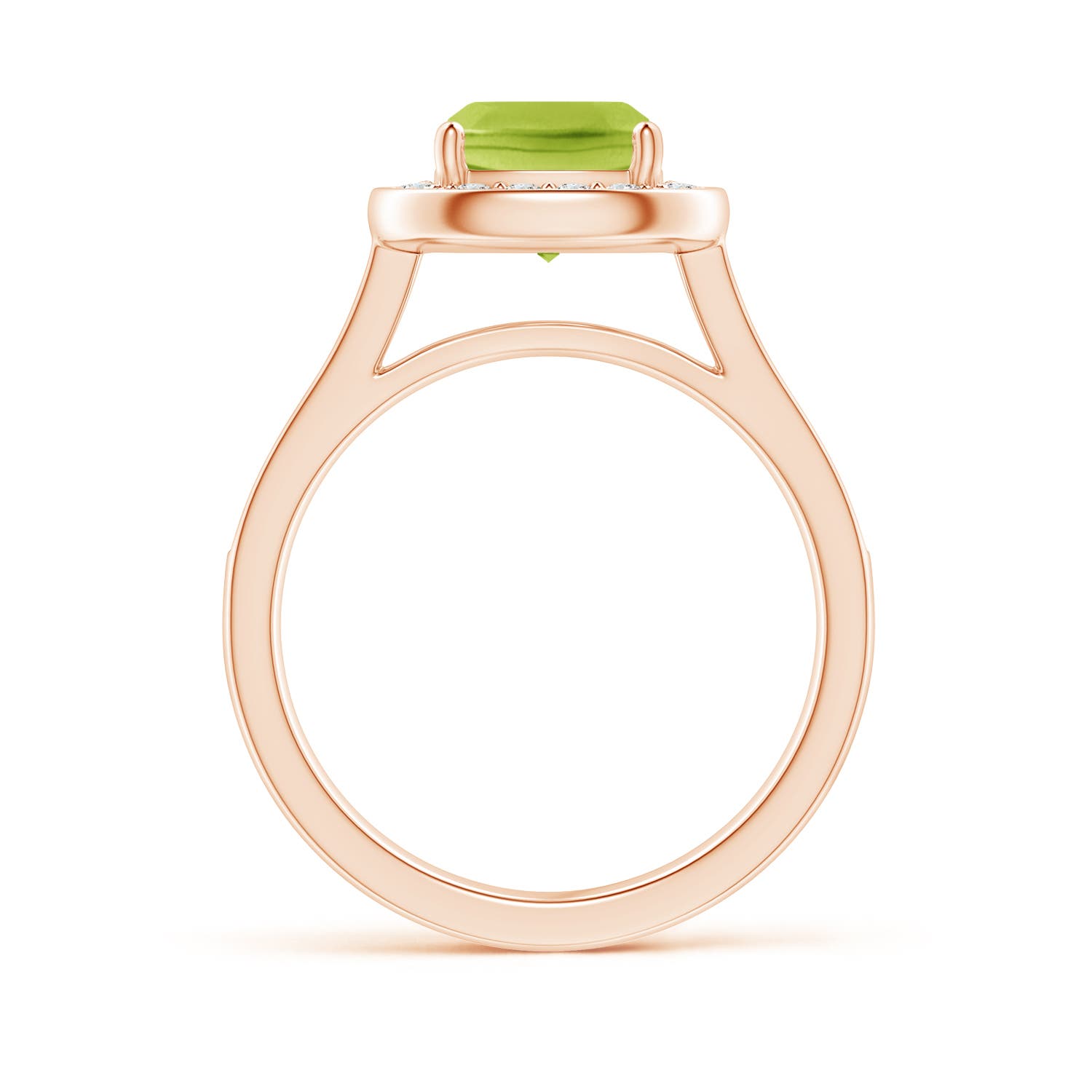 AA - Peridot / 1.79 CT / 14 KT Rose Gold