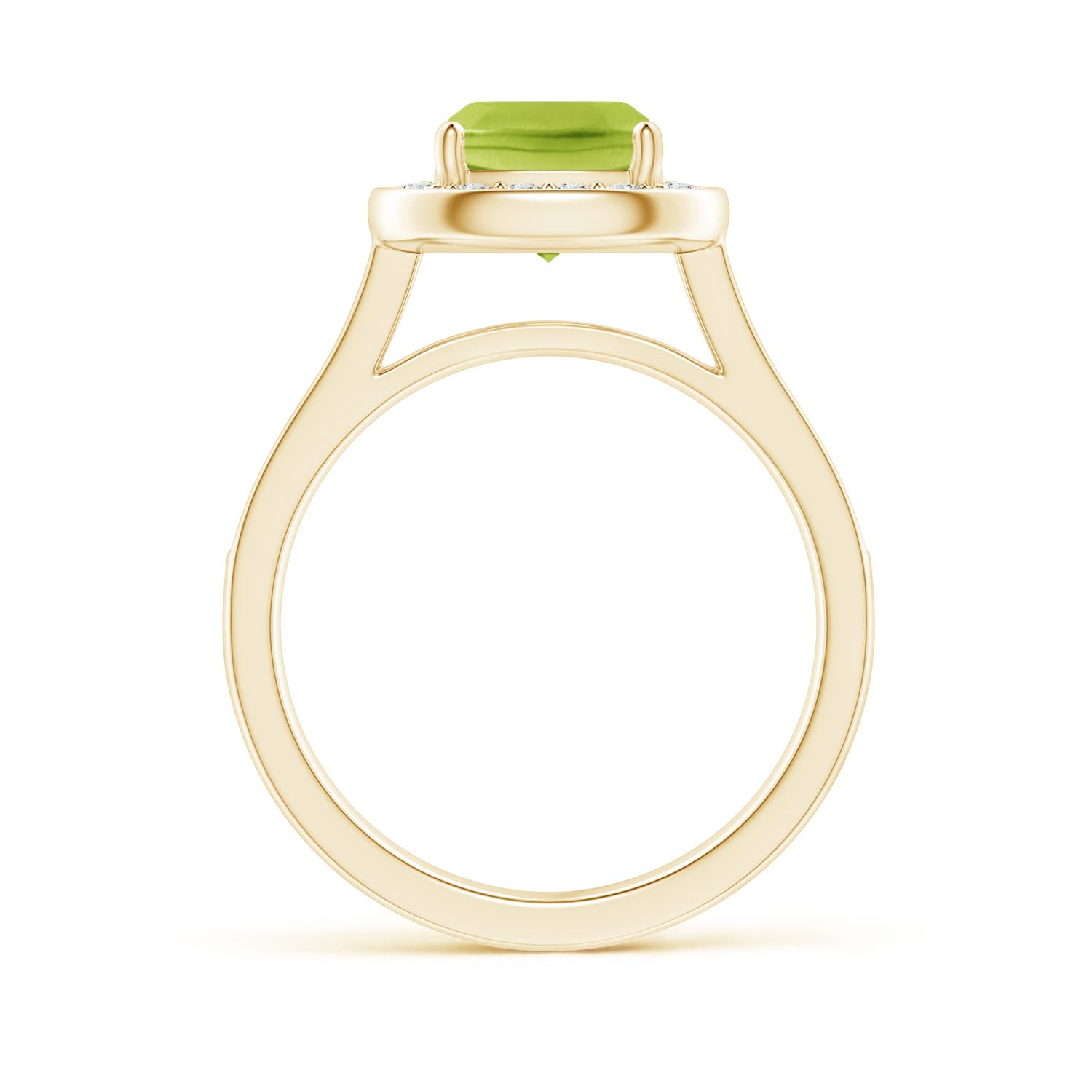 AA - Peridot / 1.79 CT / 14 KT Yellow Gold