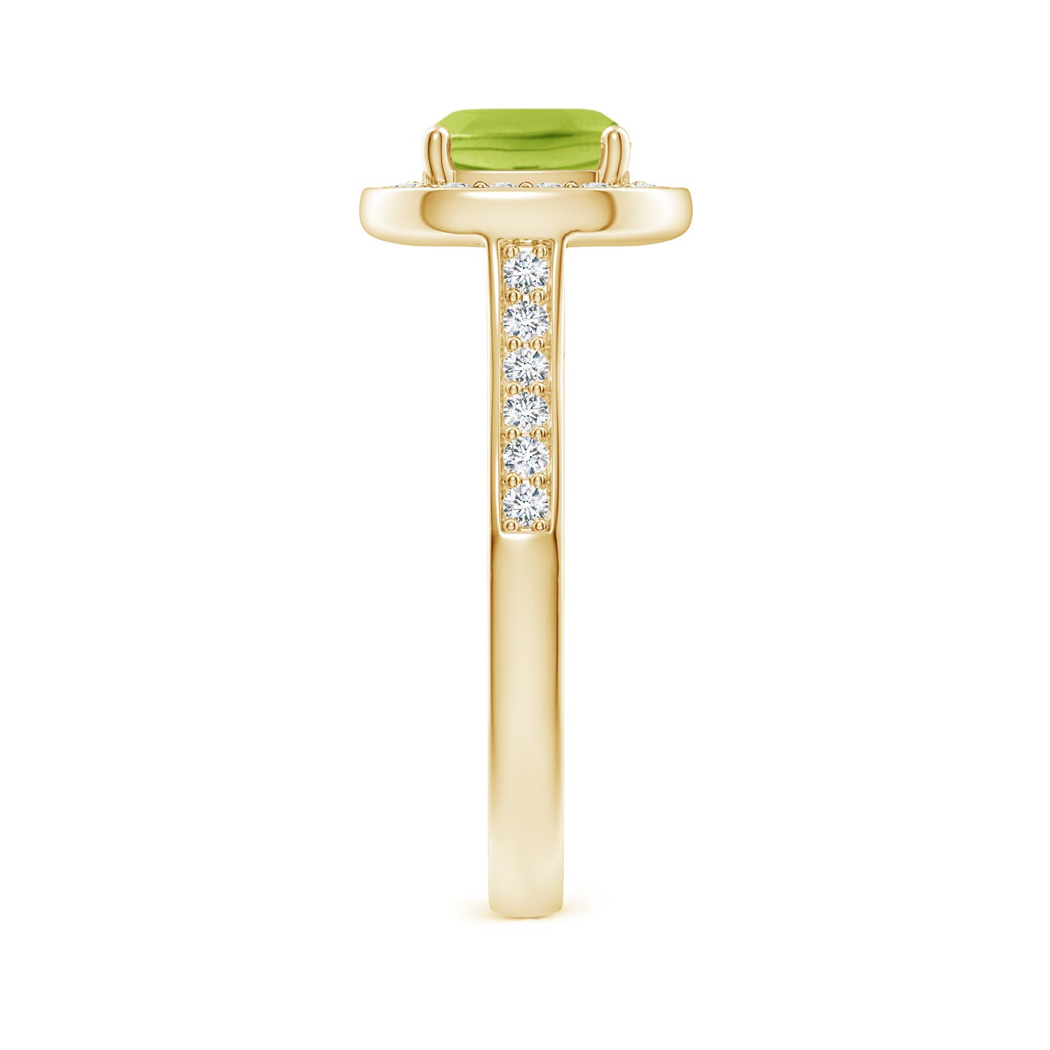 AA - Peridot / 1.79 CT / 14 KT Yellow Gold