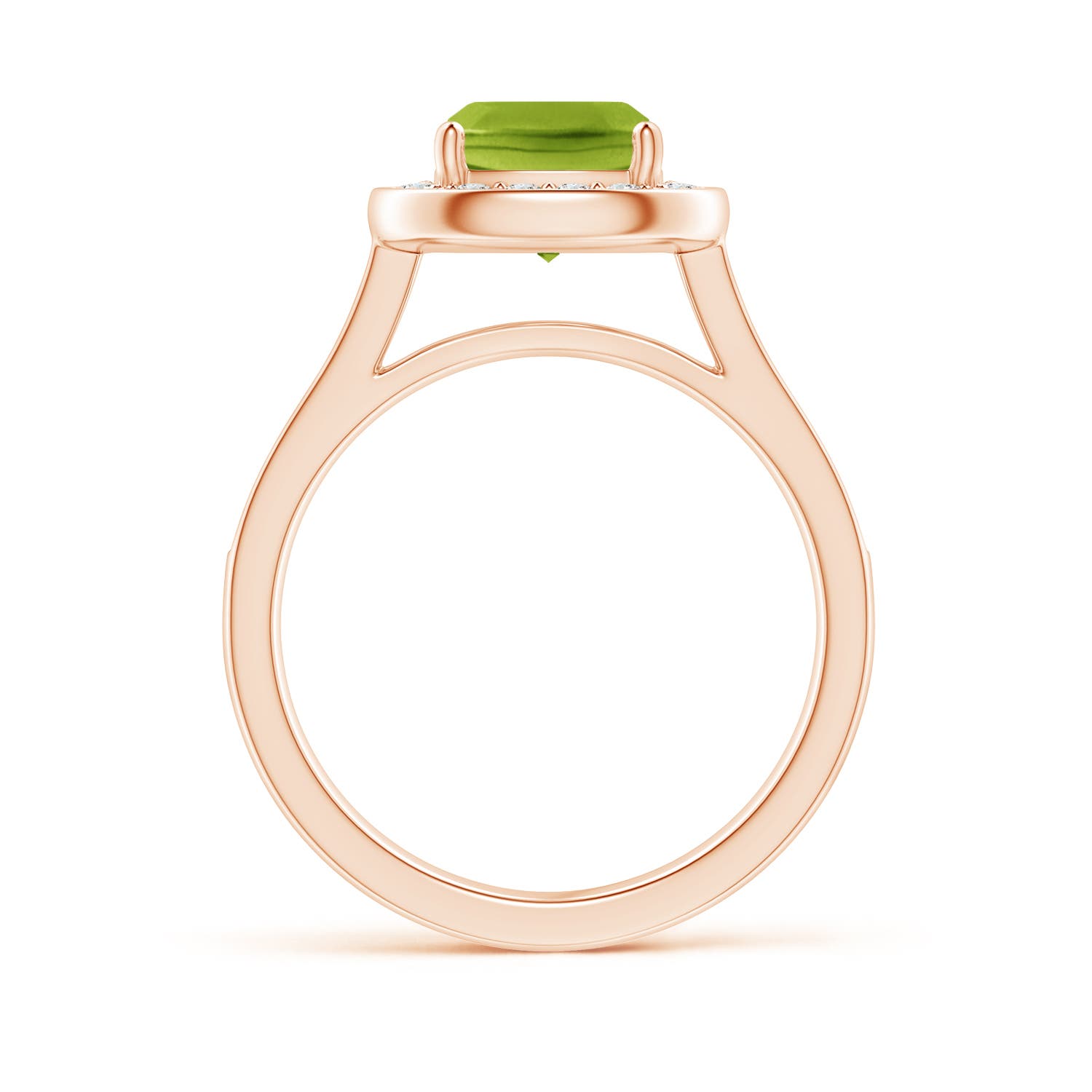 AAA - Peridot / 1.79 CT / 14 KT Rose Gold